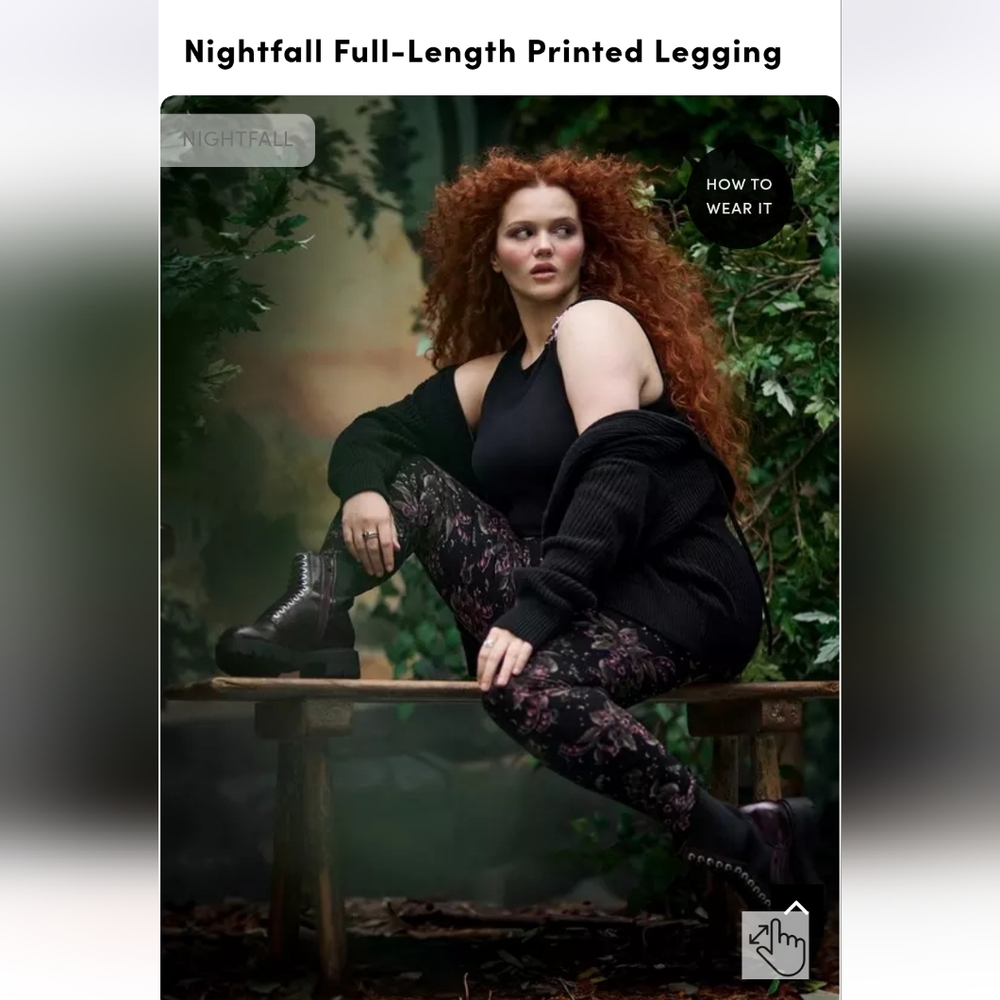 Torrid Nightfall Floral Leggings